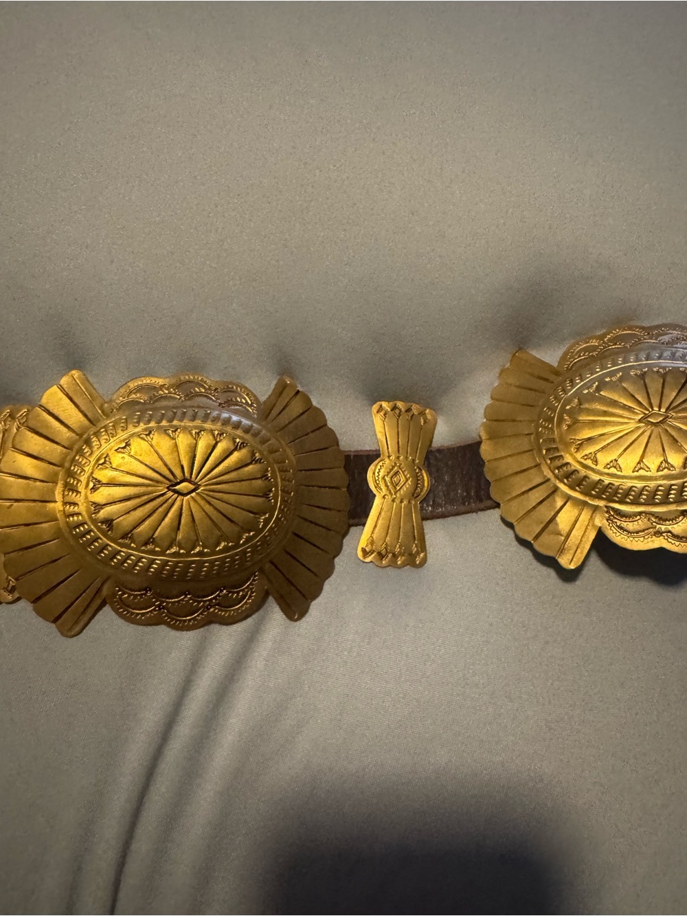 NWT- Concho Belt - Gold - Picture 9 of 12